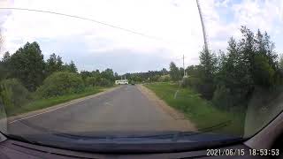 Видео ДТП 15.06.21 в Никульском на повороте в Дегтярево.