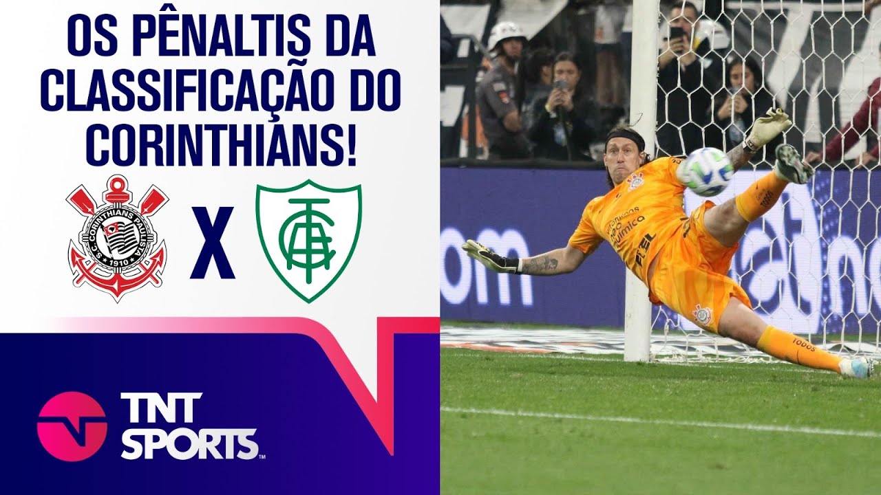 CÁSSIO SALVA DE NOVO! DISPUTA DE PÊNALTIS COMPLETA ENTRE CORINTHIANS E  AMÉRICA-MG NA COPA DO BRASIL! 