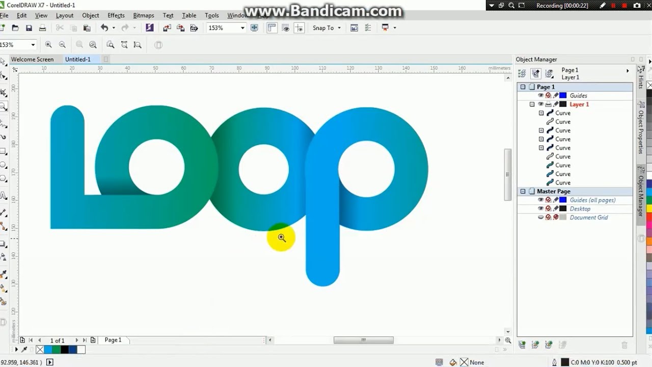 Cara Membuat Tipografi Menggunakan Corel Draw X7 - Youtube