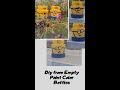 DIY from Empty Paint Color Bottles... Reuse of empty paint bottles.....Creating Minions...