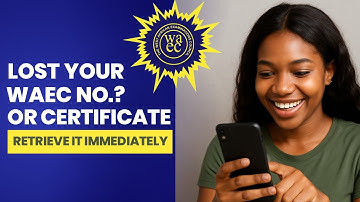 Lost Your Original WAEC Certificate or Reg Number? Get It Back in MINUTES Using Your Phone!