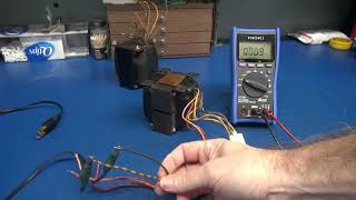 How to bench test an unknown vintage tube high voltage power transformer