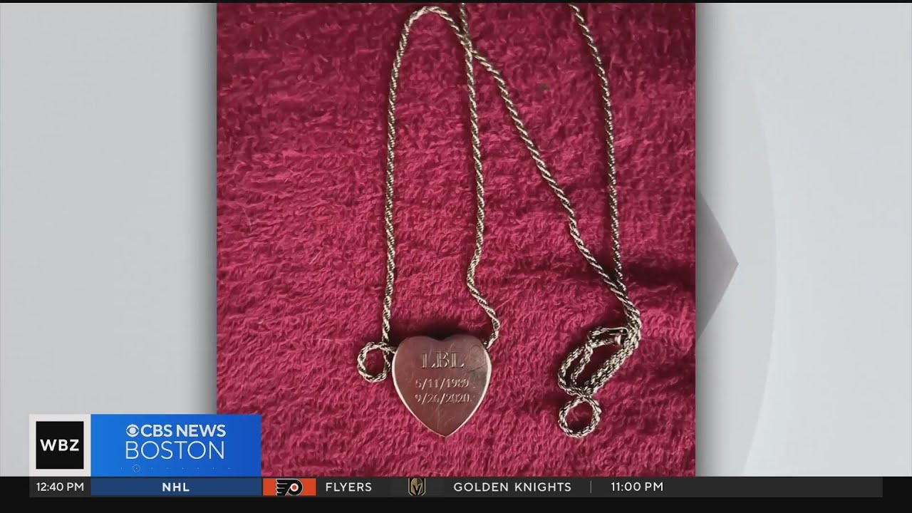 Plymouth boy searching for lost necklace with mother's ashes YouTube