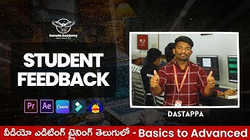 Dhanush’s Honest Journey: From Zero Skills to Video Editor with Garuda Academy