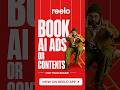 Your next AI brand ad doesn’t need chaos.Just brief it. Book it. Get it done on Reelo app.