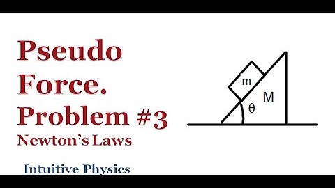 Pseudo Force - Problem #3 - Newton