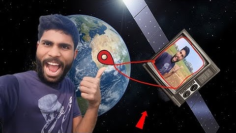 My New Satellite TV show magic video Can Take Your Selfie From Space 2025 #SpaceSelfie