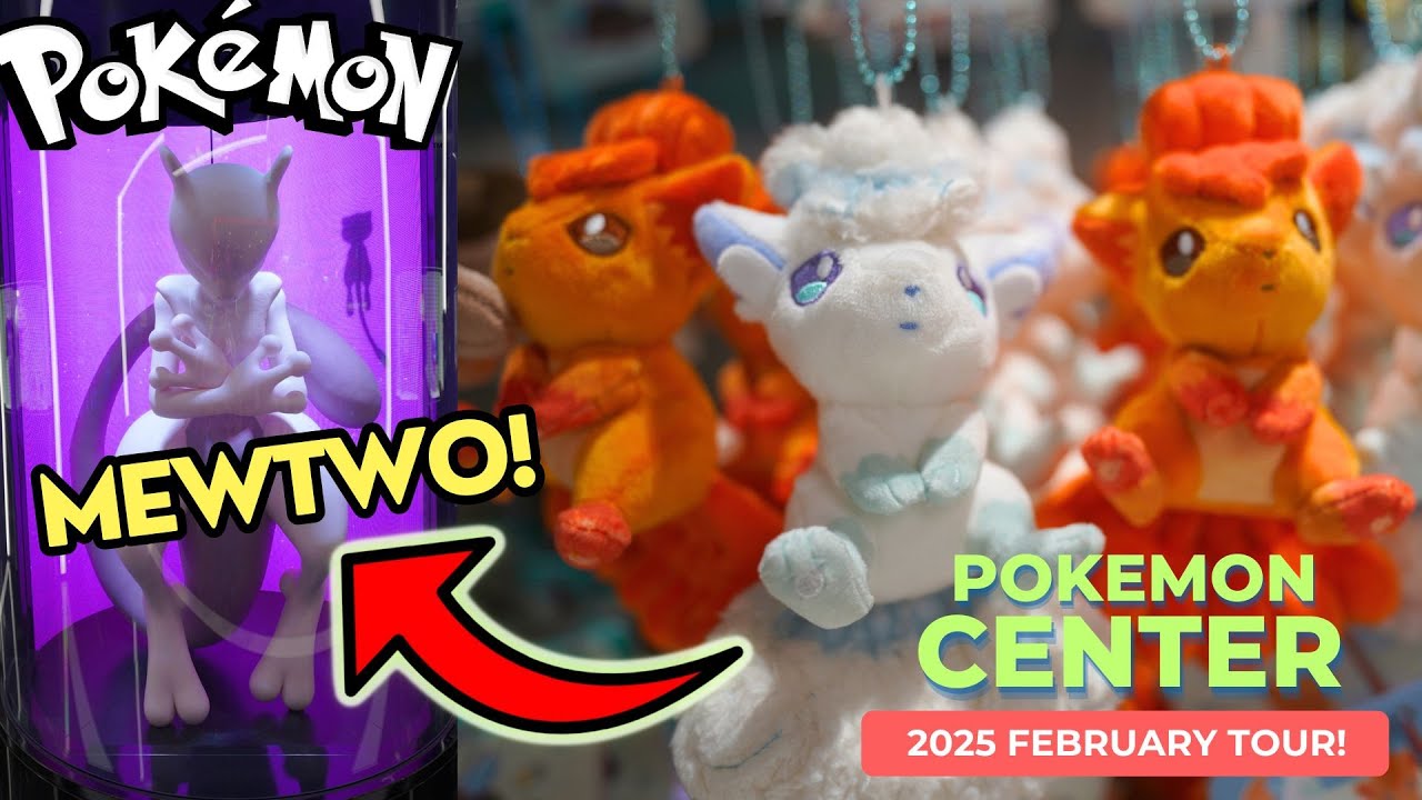Visiting the Pokémon Center in Shibuya Tokyo for new 2025 Merch
