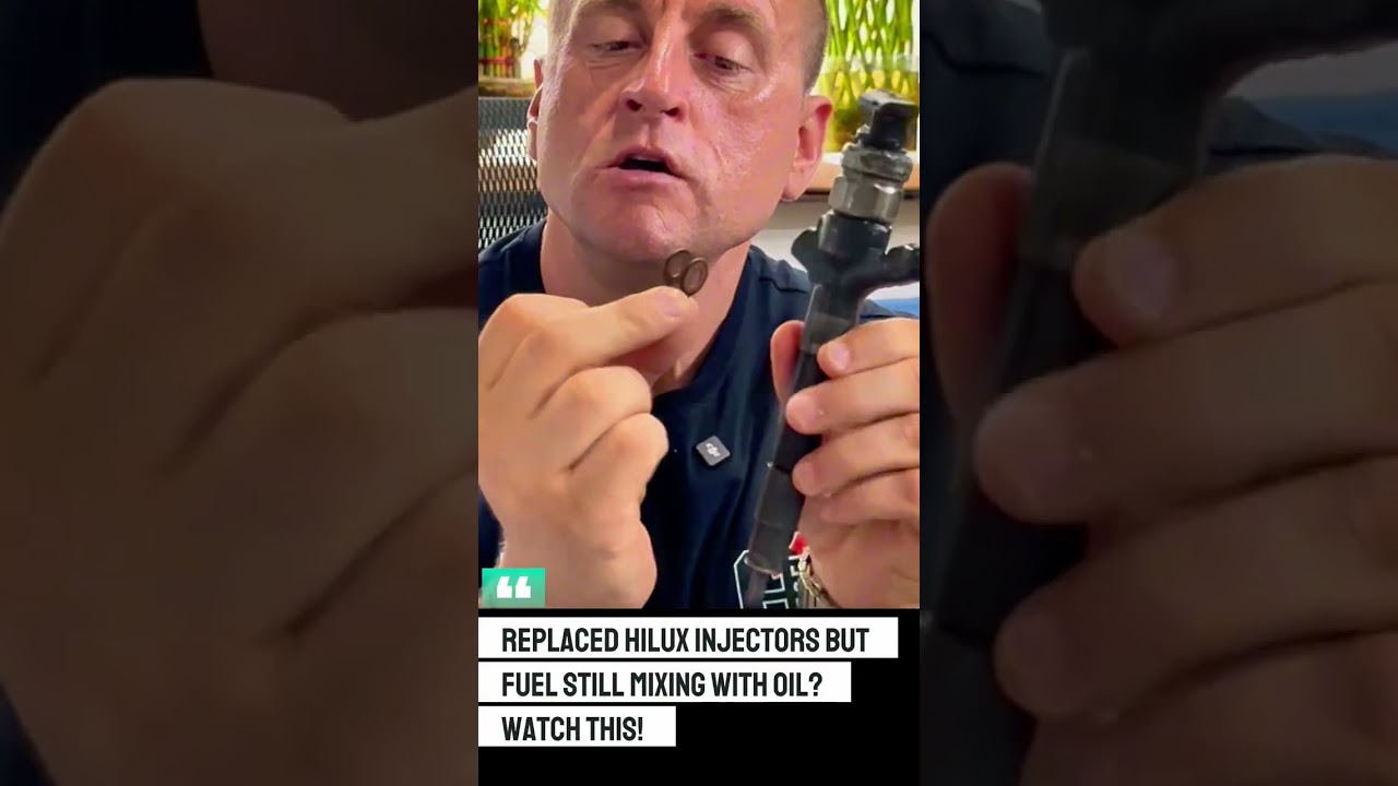 Replaced Hilux Injectors but Fuel Still Mixing with Oil? WATCH THIS!