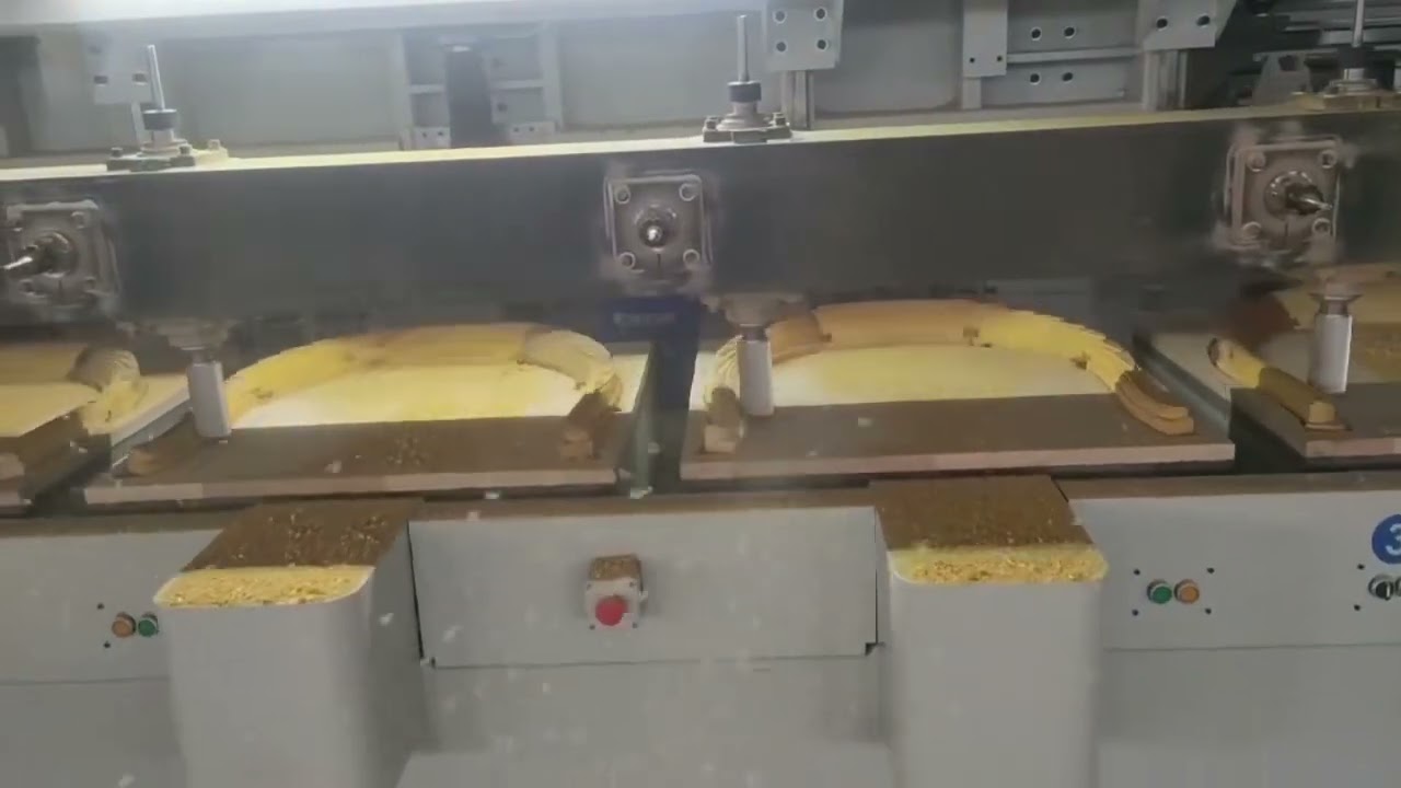 5 axis cnc woodworking milling center for the chair back hand support 