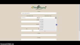 Nature Mapping JH Mobile Compatible Data Entry Form screenshot 3