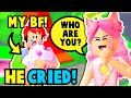LOST MY *MEMORY* PRANK on BF!SCAMMER TRICKED us into BREAK  UP! Adopt Me Roblox