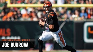 Next Gen Stats: Joe Burrow’s 5 Most Improbable Completions | Week 5