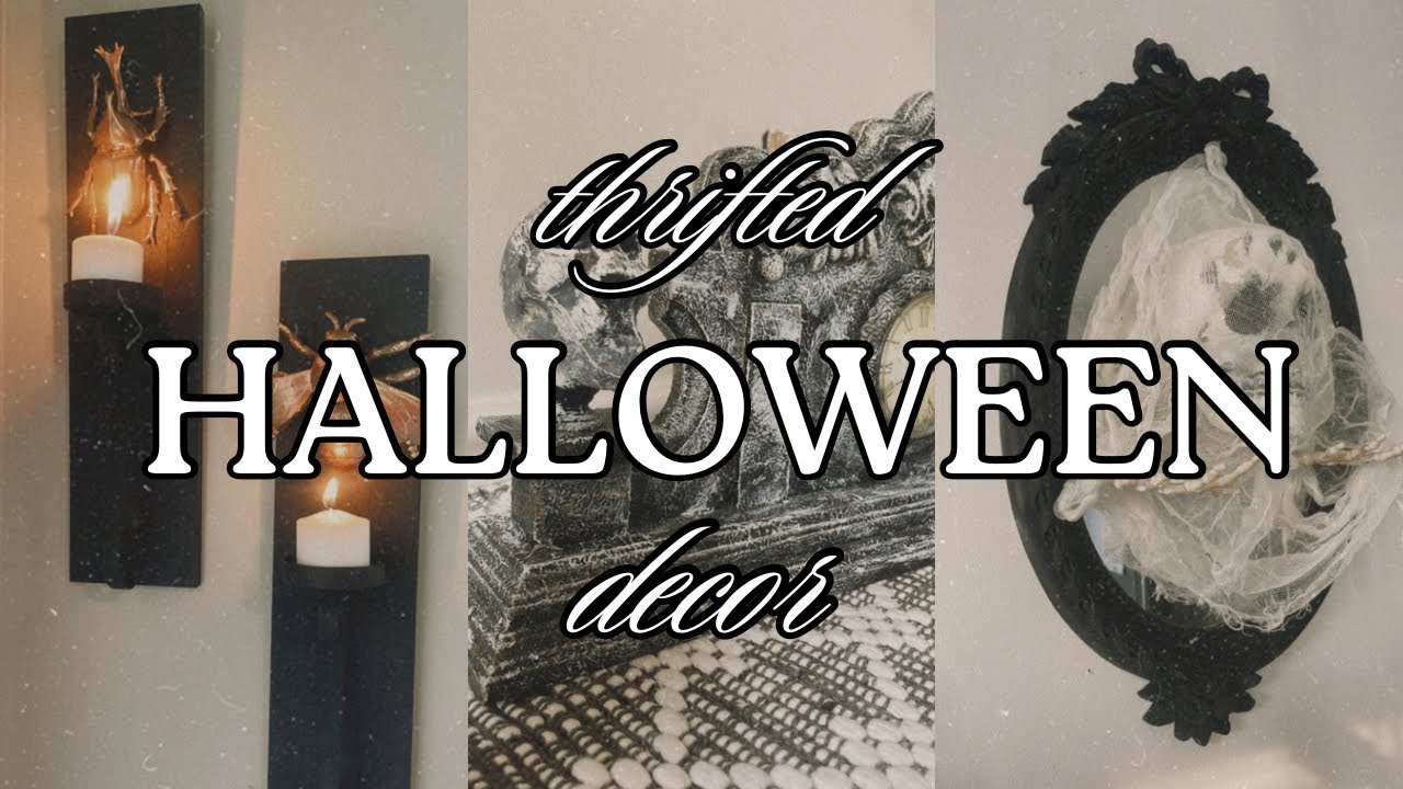 Thrifted Halloween Decor - YouTube