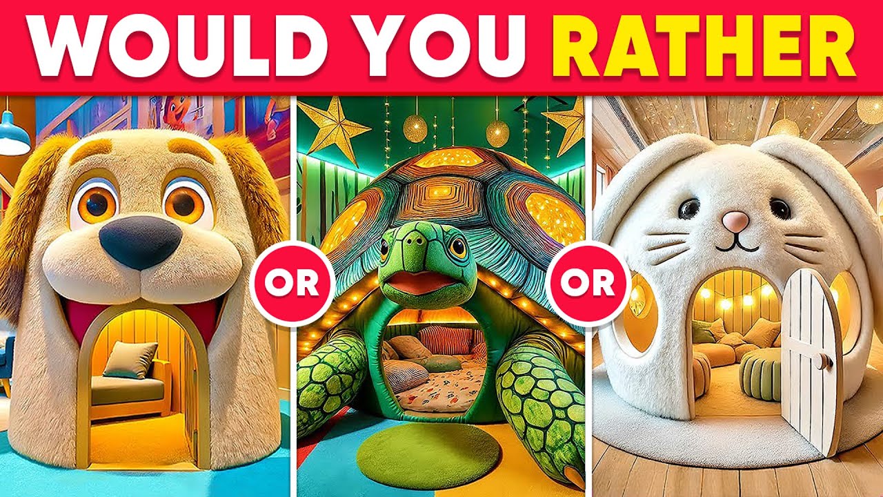 Would You Rather - Build Your Fantasy Animal Dream House 🦁🐬🌈✨ Paw Quiz