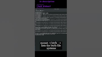 🐧 Linux CLI 27a 🐧 mount options 🐧 #linux #shell #cli #konsole #ubuntu #fedora #opensuse