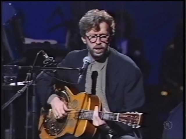 Eric Clapton - Walking Blues - First take, part 2 (Very rare sight) MTV class=