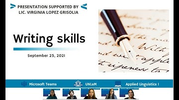 Applied Linguistics I-Writing Skills-Bernachea, L-Cabral, V-Galan, L-Garay, G-Scalzi, P-UNLaM 2021