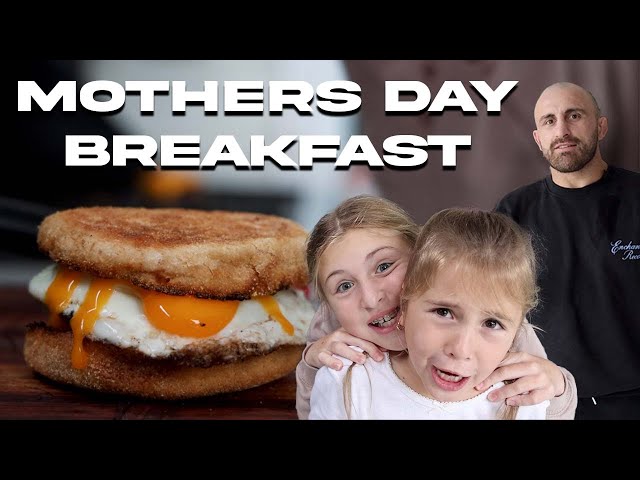 COOKING WITH VOLK | Family Cook Up for Mother's Day | Smokey Cheese, Sausage and Egg Muffins class=