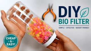 Moving bed filter DIY + Biofoam | Biofoam aerator filter DIY | Aquarium filter DIY | #4