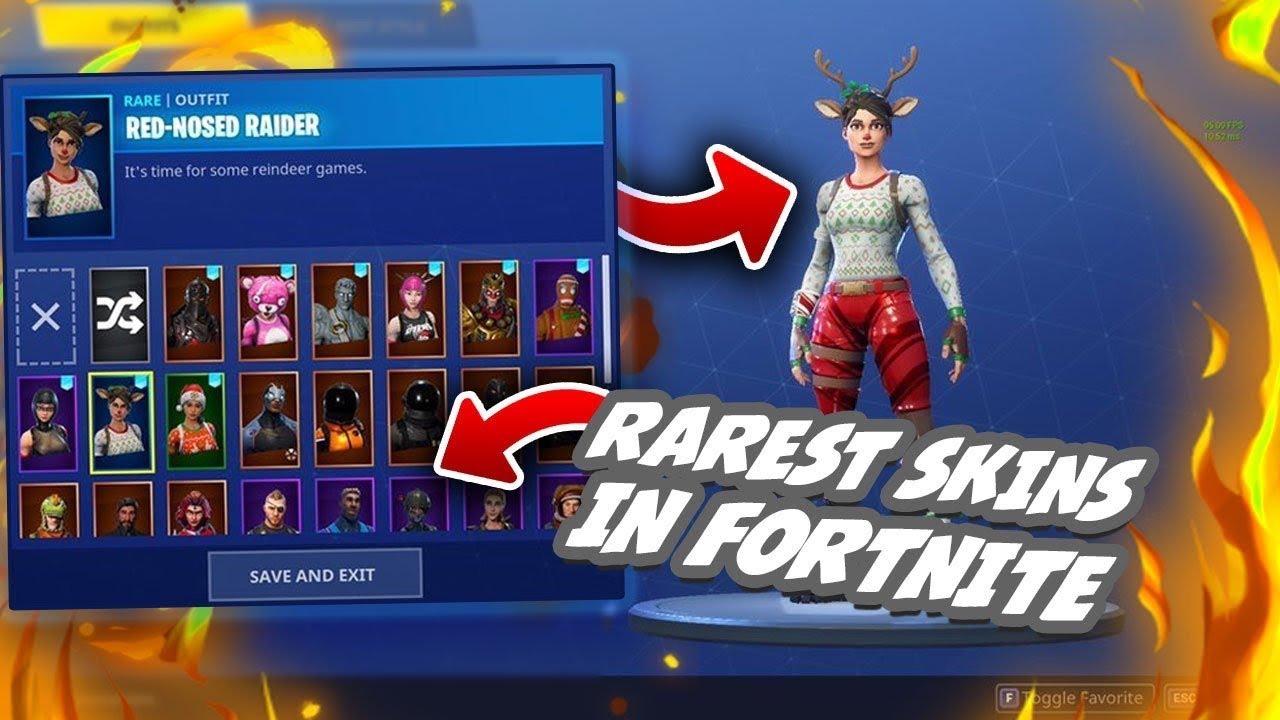 I have THIS rare skin... (Fortnite Locker Tour)