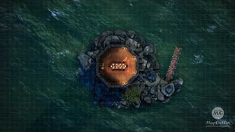 MapGuffin - Sodden Spire - Level 01 - Animated Battlemap