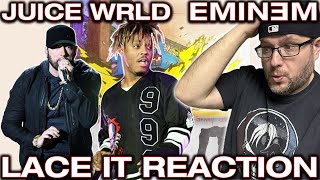 HIT CLOSE TO HOME! REACTION TO 'LACE IT' BY JUICE WRLD FT. EMINEM \& BENNY BLANCO