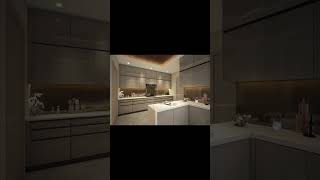 #modular#kitchen#design#with#breakfast#counter