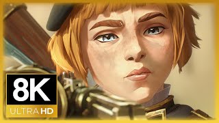 Arcane: Season 2 | Maddie betrays Caitlyn | Maddie Death Scene (8K) (Remastered)