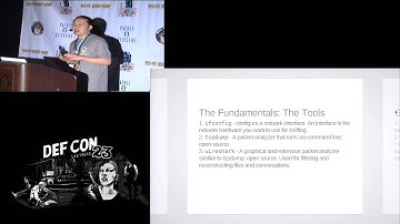 DEF CON 23 - Packet Hacking Village - Tools And Techniques Used At The Wall of Sheep