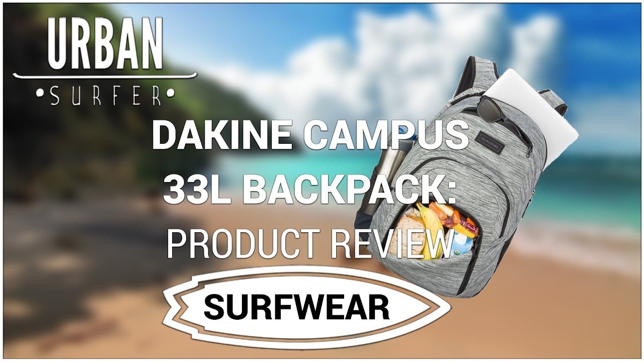 Extra Cordelia woonadres Dakine Campus 33L Backpack: Product Review - YouTube