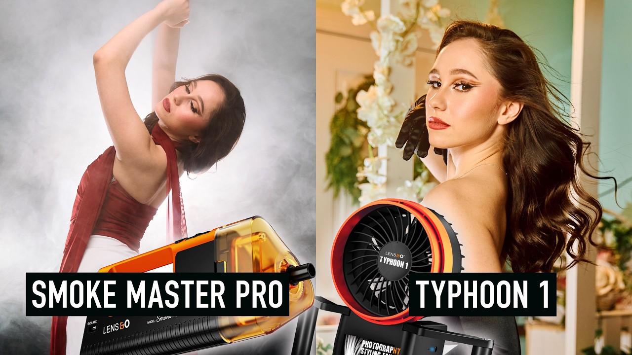 Мастхэв для студийной съемки: дыммашина LensGo Smoke Master Pro и вентилятор LensGo Typhoon 1
