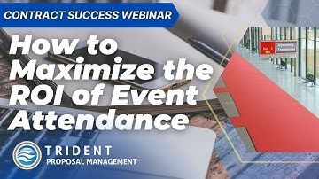 How to Maximize the ROI of Event Attendance 25 October 2023