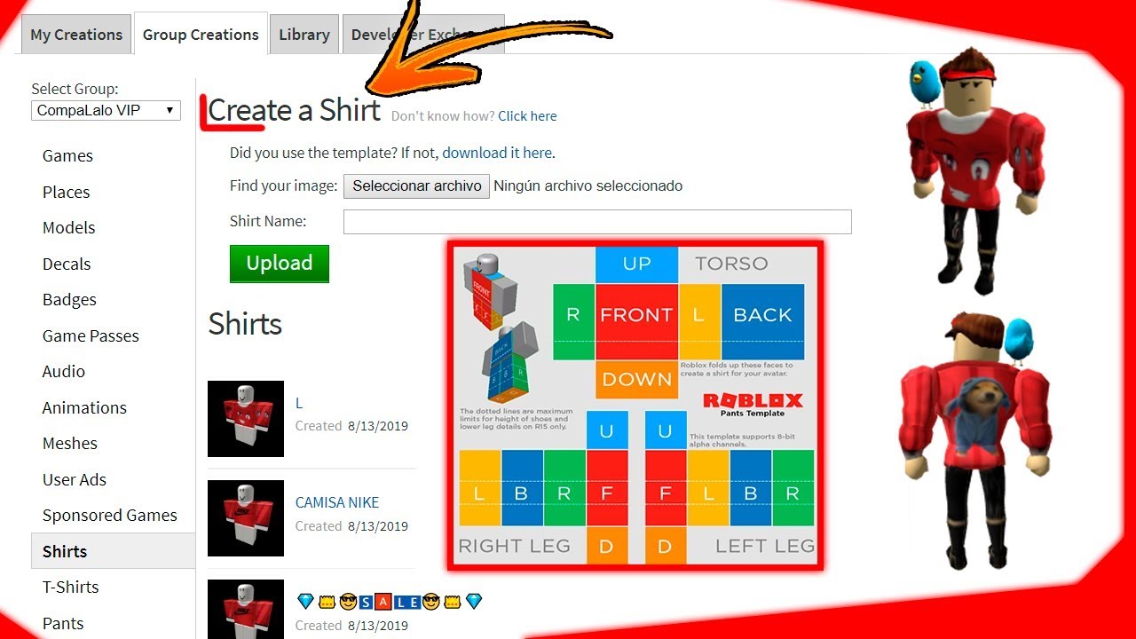 Como Hacer Tu Propia Ropa Roblox 2019 2020 Youtube - como hacer tu propia camiseta en roblox 2020 youtube