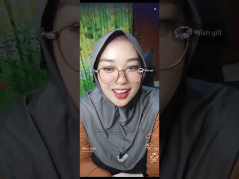 bigo live jilbab hitam sikut challenge