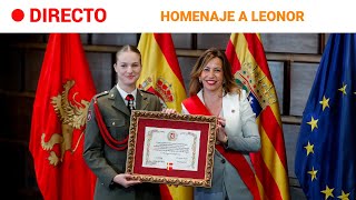 LEONOR : La PRINCESA de ASTURIAS  nombrada HIJA ADOPTIVA de ZARAGOZA | RTVE