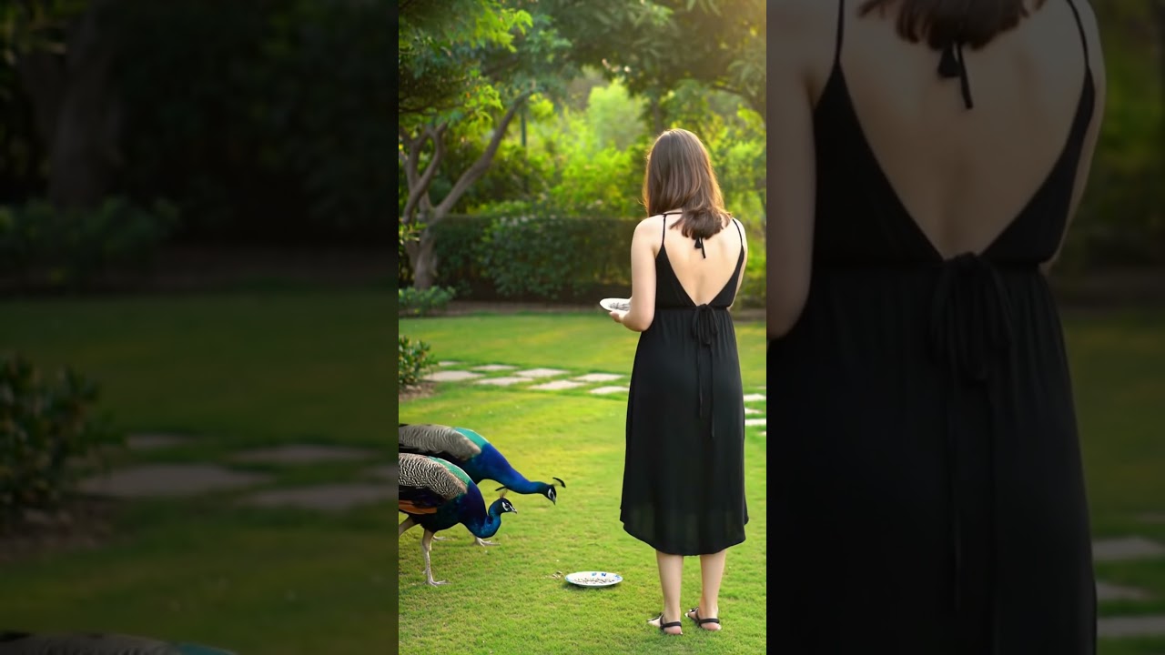 Peacock 🦚 Feeding 