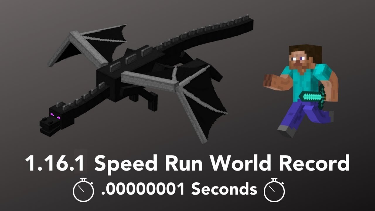 1.16.1 Speed Run World Record (37.37) - YouTube