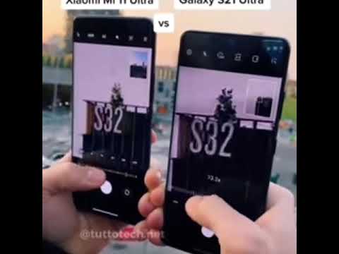 XIAOMI MI 11 ULTRA VS SAMSUNG GALAXY S21 ULTRA 100X CAMERA ZOOMING TEST 📸😱😱 #SHORTS #REDMI #SAMSUNG