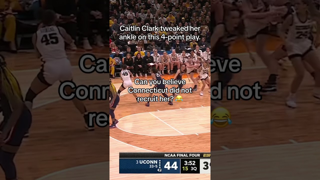 Can you believe UConn did not recruit Caitlin Clark? 😂 