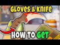 How to GET BEST GLOVES &amp; KNIFES in BLOXSTRIKE FULL GUIDE Roblox