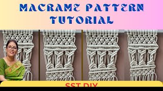 Macrame Pattern Tutorial #videoyoutube #viralvideos #macramecreation #macrametutorial #diy #macrame
