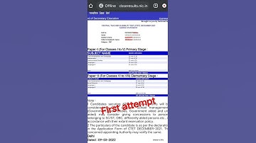 Ctet first attempt and qualified 🙏. #ctet #uptet #ctet2021 #exam #viral #stet #win #happy #ctet