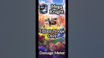 whats going to happen when 5 elixir Troops clash with MK? #clashroyale #viral #gaming
