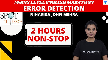 Mains Level Error Detection Marathon | Concept to Practice | Niharika John Mehra