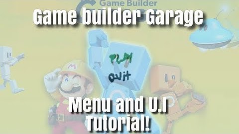 Youngtext - Game Builder Garage Menu Tutorial and UI