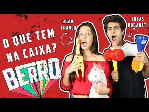 JUJU FRANCO e LUCAS BURGATTI adivinharam o que tem na BERRO BOX?