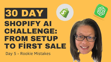Shopify AI Challenge: Day 5-My First Print-on-Demand Product & The Rookie Mistake I Made Creating It