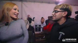 Iggy Azalea just tried throwing it back on NEON twice but he didnt get the hint and SOLD