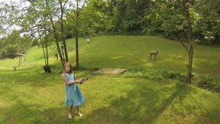 Madi on the archery range